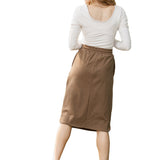 Kelly Drawstring Midi Skirt