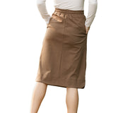 Kelly Drawstring Midi Skirt