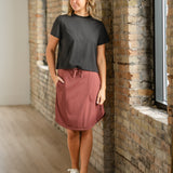 Kenedi Sport Athletic Midi Skirt