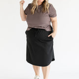 Kenedi Sport Athletic Midi Skirt