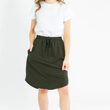 Kenedi Sport Athletic Midi Skirt