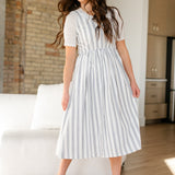 Laken Striped Midi Dress - FINAL SALE