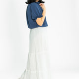 Laurel V-neck Short Sleeve Top