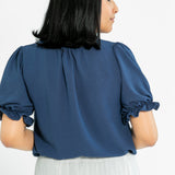 Laurel V-neck Short Sleeve Top