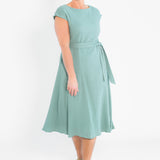 Lily Gauze Belted Midi Dress