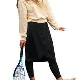 Lucille Tulip Hem Leggings Skirt