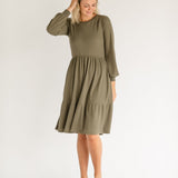 Luna Tiered Midi Dress
