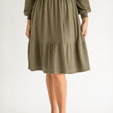 Luna Tiered Midi Dress