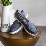 Mackerel Sneaker in Charcoal