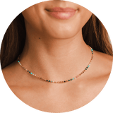 Master Healer 2mm Necklace + Layered Bracelet Set