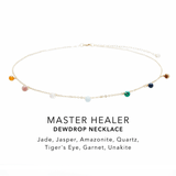 Master Healer Dewdrop + Circles in the Sand Necklace Stack