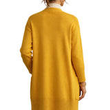 Longline Open-Front Cardigan | Oversized Knit with Patch Pockets