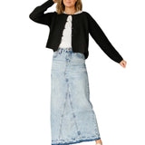 Mina Denim Maxi Skirt