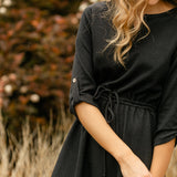 Monica Tie Waist Midi Dress