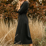 Monica Tie Waist Midi Dress