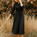 Monica Tie Waist Midi Dress