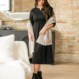 Monica Tie Waist Midi Dress