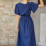 Montie Flutter Sleeve Maxi Dress