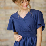 Montie Flutter Sleeve Maxi Dress