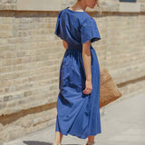 Montie Flutter Sleeve Maxi Dress