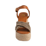 Nana Platform Sandals in Khaki