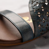 Nora Sandals in Teal
