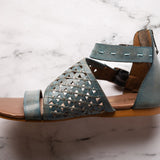 Nora Sandals in Teal