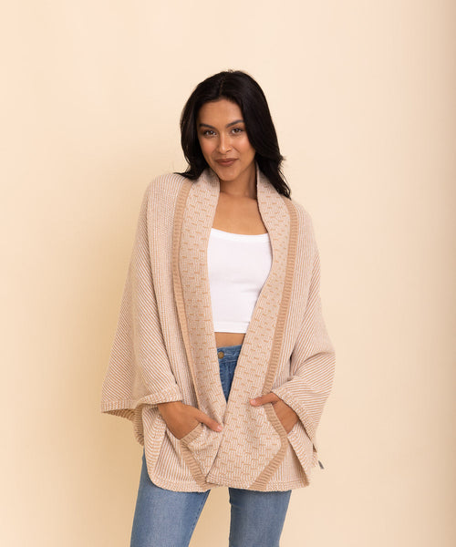 Over The Shoulder Knitted Shawl