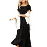 Amy Puff Sleeve Maxi Dress