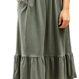 Amy Puff Sleeve Midi Dress