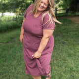 Finley V-neck T-shirt Dress
