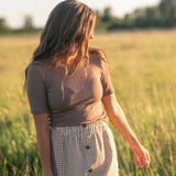 McKenna Gingham Maxi Skirt