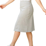 Quinn Heather Gray Knit Midi Skirt