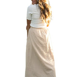 Rayne Modern Gingham Maxi Skirt