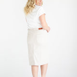 Remi Cloud Denim Midi Skirt