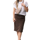 Remi Corduroy Midi Skirt
