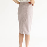 Remi Lilac Denim Midi Skirt - FINAL SALE