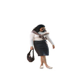 Remi Onyx Black Denim Midi Skirt