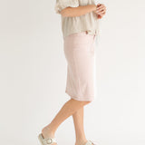 Remi Rose Denim Midi Skirt - FINAL SALE