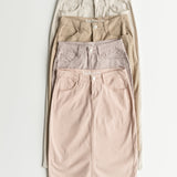 Remi Lilac Denim Midi Skirt - FINAL SALE