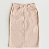 Remi Rose Denim Midi Skirt - FINAL SALE
