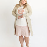 Remi Rose Denim Midi Skirt - FINAL SALE