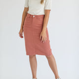 Remi Denim Midi Skirt