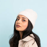 Rib Knit Cuffed Beanie