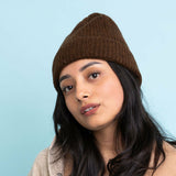 Rib Knit Cuffed Beanie