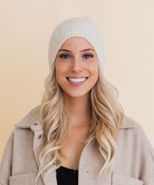 Rugged Edge Distressed Knit Beanie