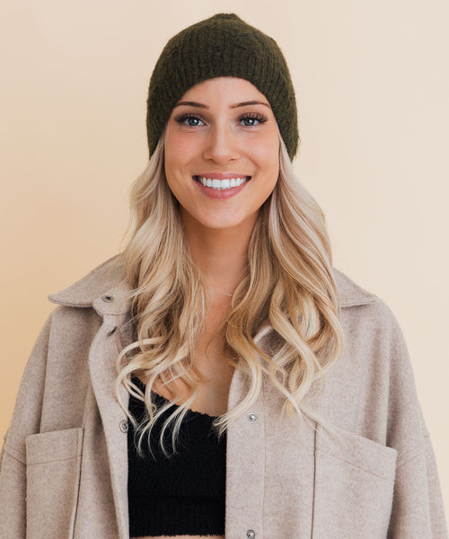 Rugged Edge Distressed Knit Beanie