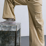 ADORABLE POSH WOVEN CARGO PANTS