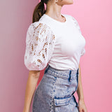 GETTING INTO THE GROOVE KNIT TOP