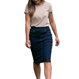Sandra Denim Midi Skirt